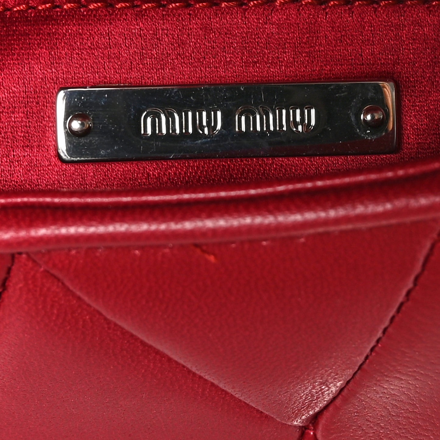 Pattina Nappa Crystal Studded Borchie Flap Bag Rubino