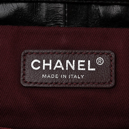 Chanel Glazed Calfskin Quilted Large Salzburg Backpack Black 7 of 12
