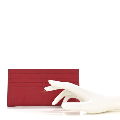 Louis Vuitton Calfskin Felicie Card Holder Insert Cherry 2 of 6