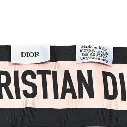 Christian Dior Silk Rosa Mutabilis Mitzah Scarf Beige 3 of 3