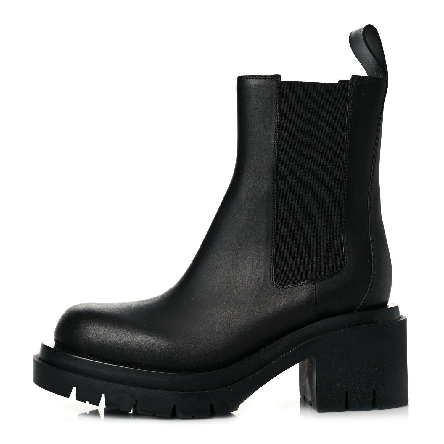 Bottega Veneta Calfskin The Lug Chelsea 30/70mm Boots 37 Black 1 of 6