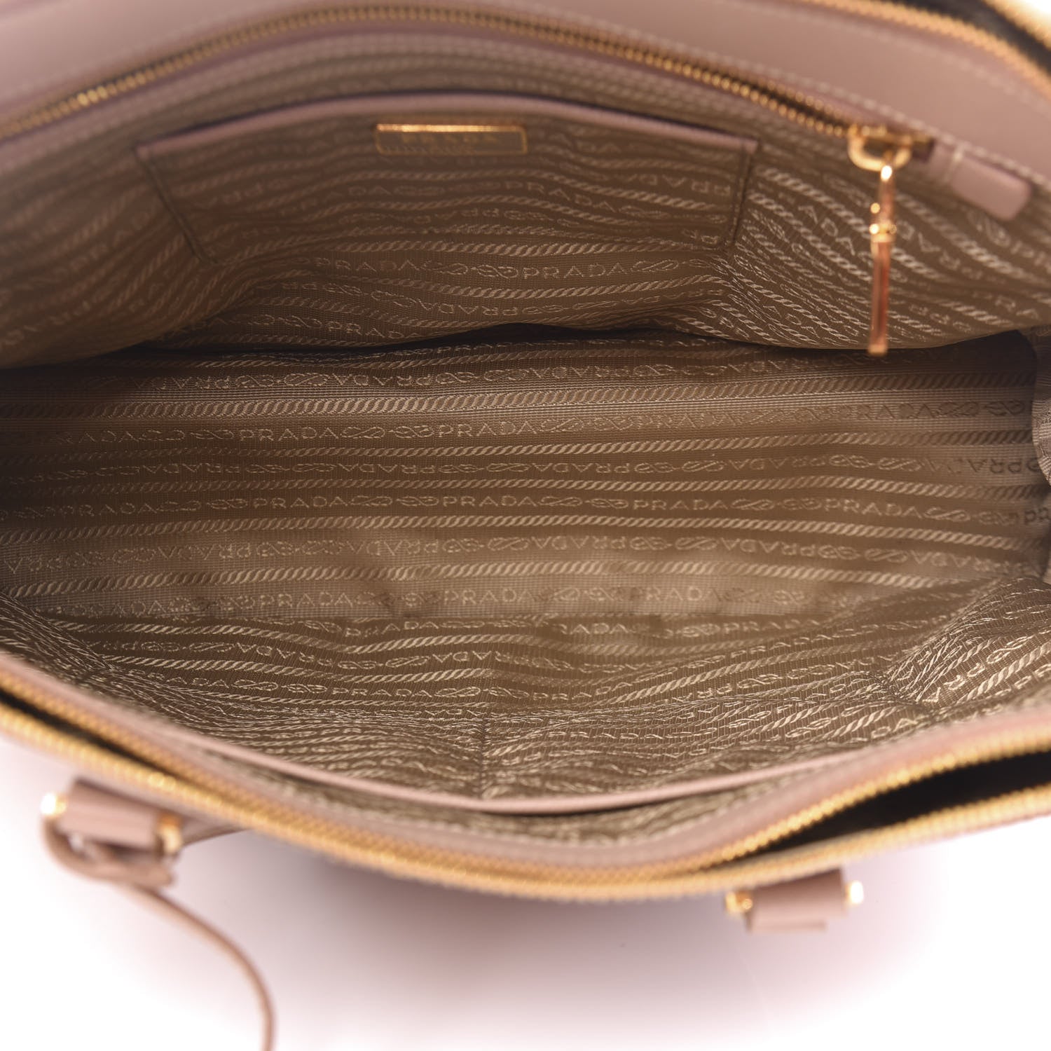 Prada Saffiano Large Galleria Double Zip Tote Cammeo 5 of 12