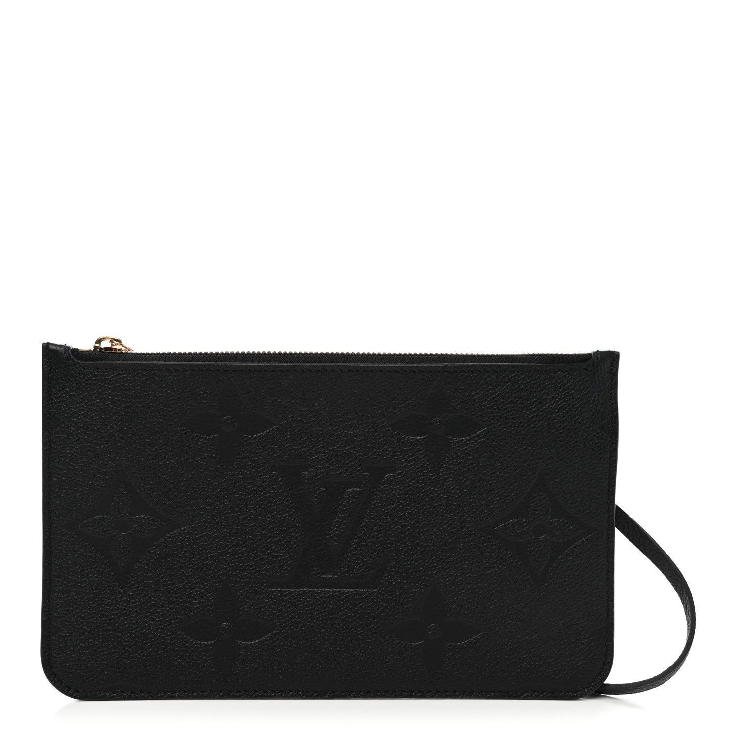 Louis Vuitton Empreinte Monogram Giant Neverfull MM Pochette Black 1 of 7