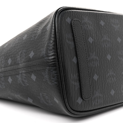 MCM Visetos Medium Liz Reversible Shopper Tote Black 12 of 18