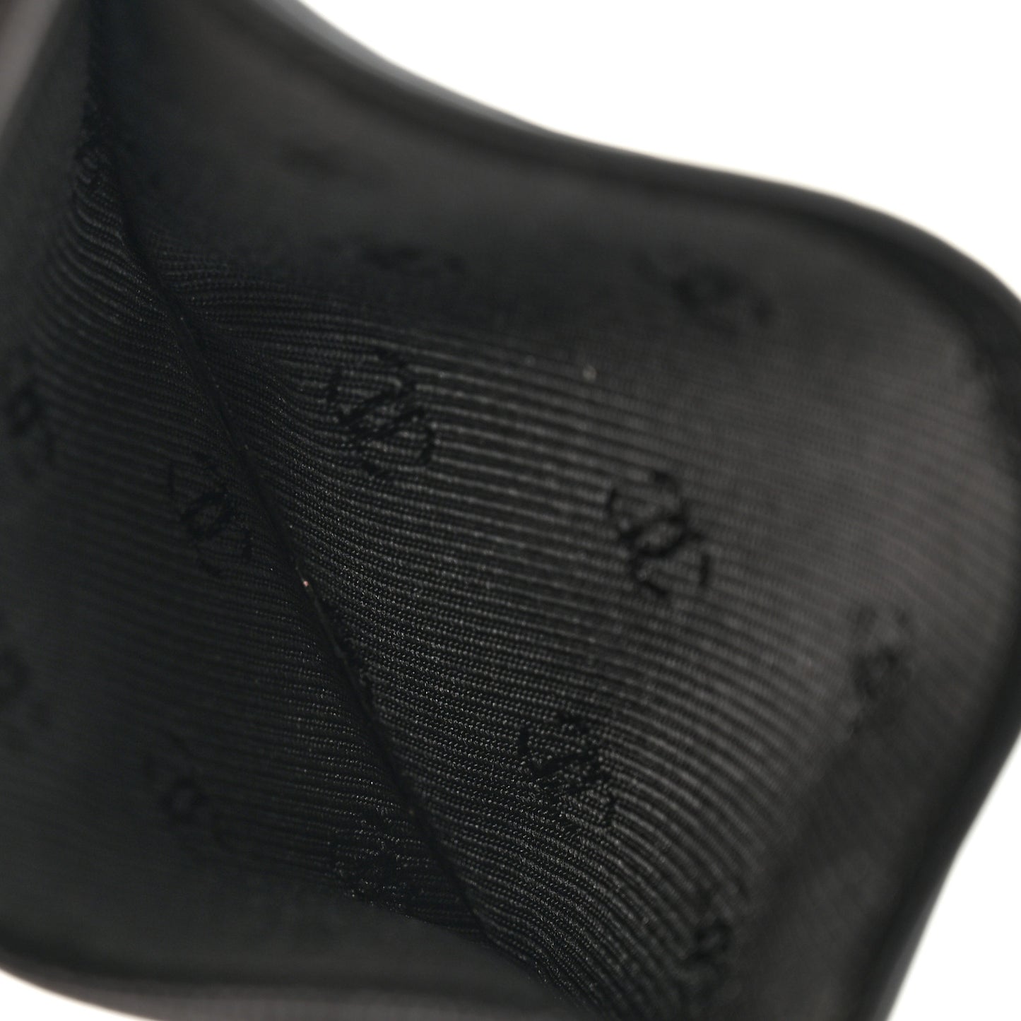 Calfskin Coco Button Card Holder Black