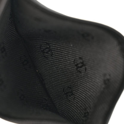 Chanel Calfskin Coco Button Card Holder Black 5 of 11