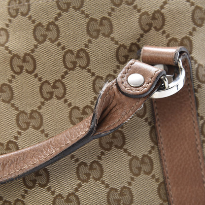 Gucci Monogram Old Libeccio Medium Miss GG Top Handle Bag Beige Ebony Light Brown 16 of 18