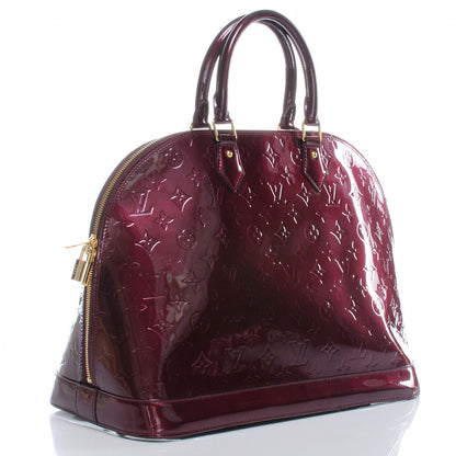 Louis Vuitton Vernis Alma GM Rouge Fauviste 3 of 7