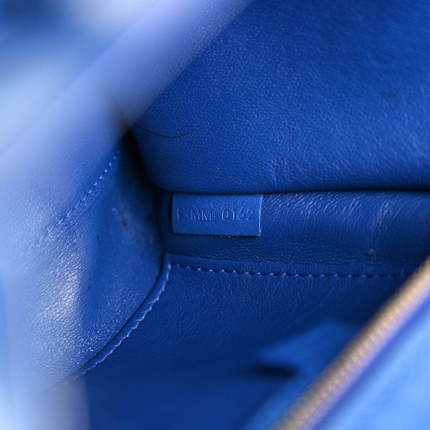 Smooth Calfskin Nano Luggage Royal Blue