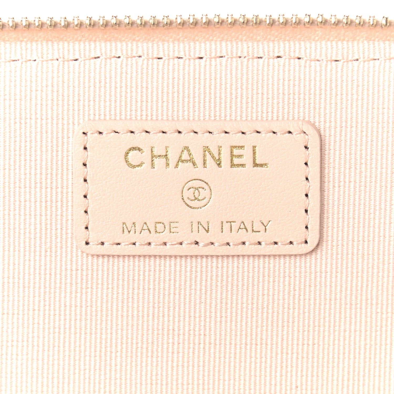 Chanel Caviar Quilted Small Vanity Case With Chain Light Beige 6 of 9