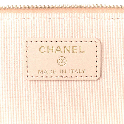 Chanel Caviar Quilted Small Vanity Case With Chain Light Beige 6 of 9