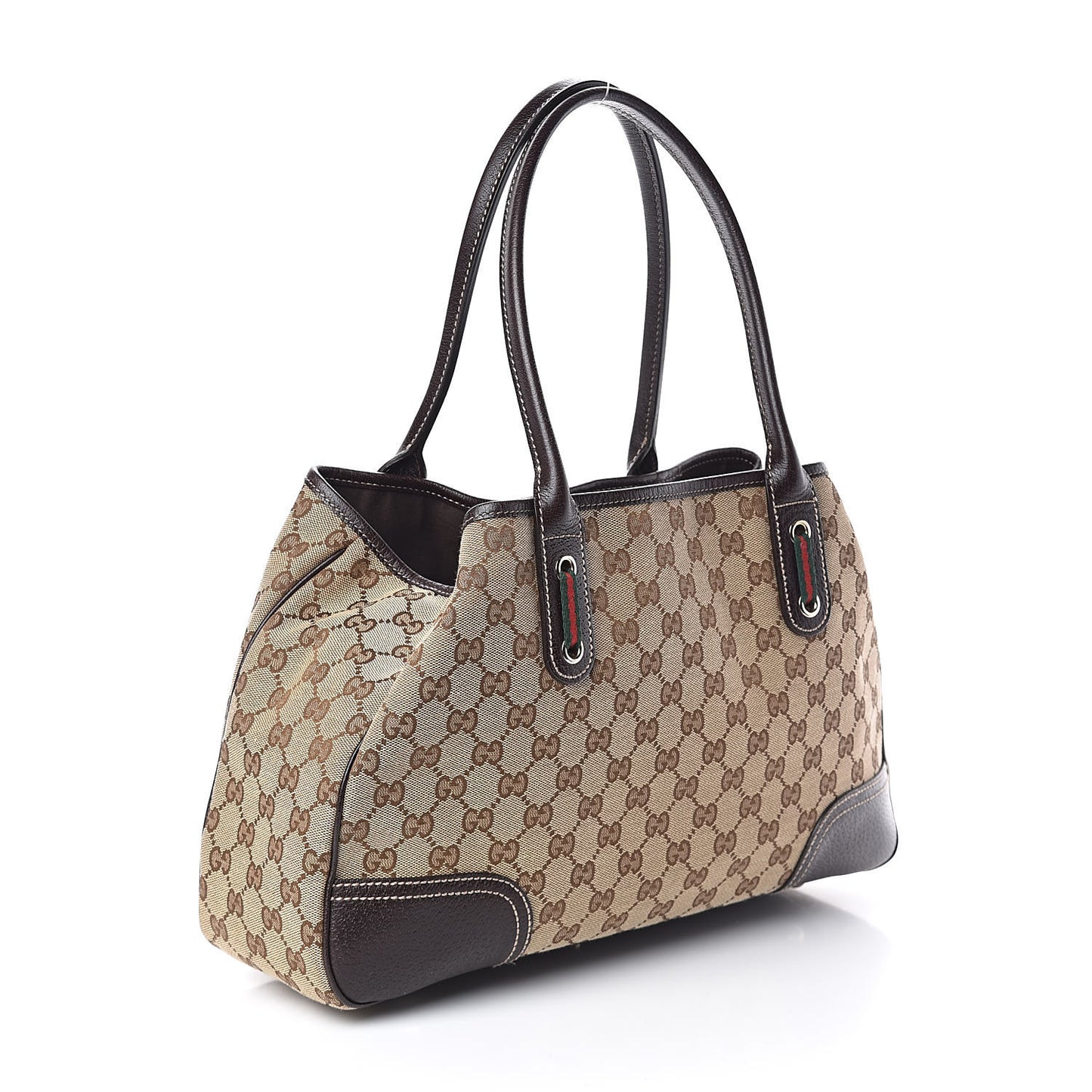 Monogram Medium Princy Tote Dark Brown