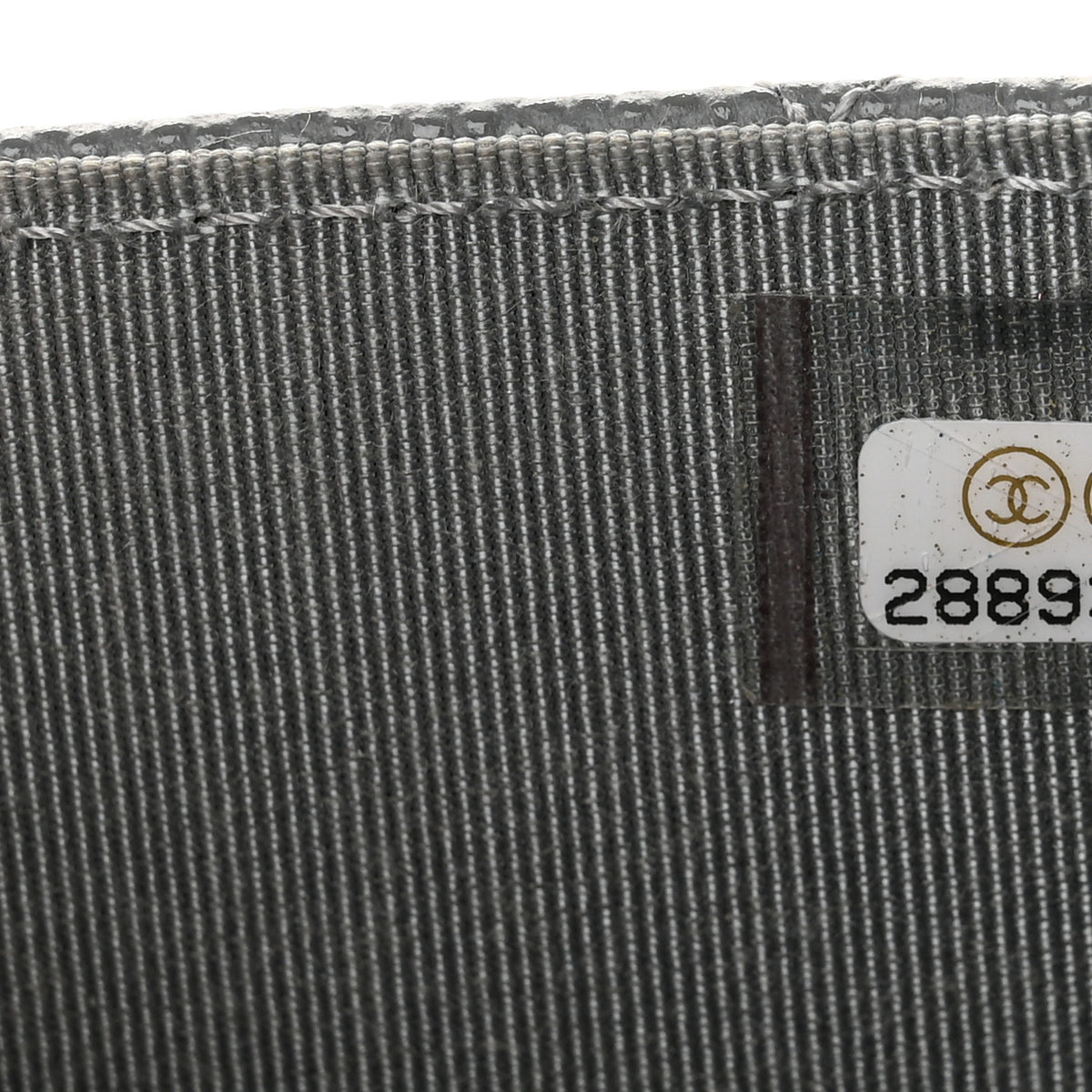 Chanel Caviar Quilted Square Wallet On Chain WOC Grey 7 of 11