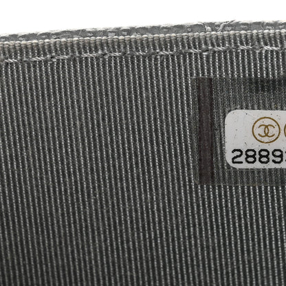 Chanel Caviar Quilted Square Wallet On Chain WOC Grey 7 of 11