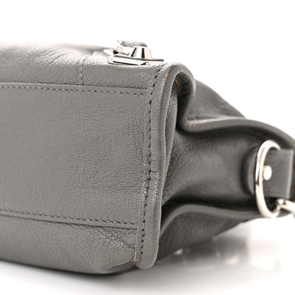 Balenciaga Chevre Silver Metallic Edge Hardware Mini City Gris Acier 10 of 18