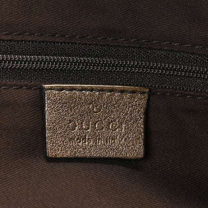 Gucci Satin Monogram Medium Abbey Shoulder Bag Bronze 6 of 10