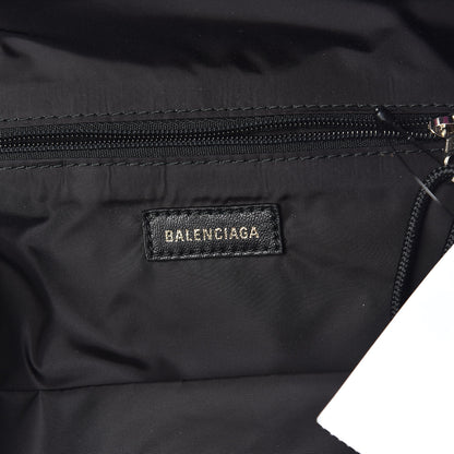 Balenciaga Sport Nylon Logo Embroidered S Wheel Backpack Fuchsia Black 6 of 11