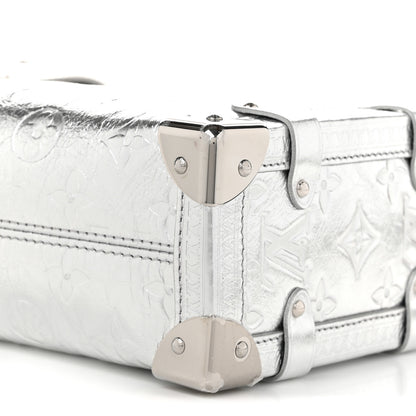 Louis Vuitton Calfskin Monogram Miroir LV Ski Side Trunk MM Silver 9 of 9