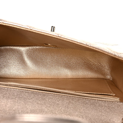 Chanel Metallic Lambskin Quilted Mini Rectangular Flap Gold 5 of 10