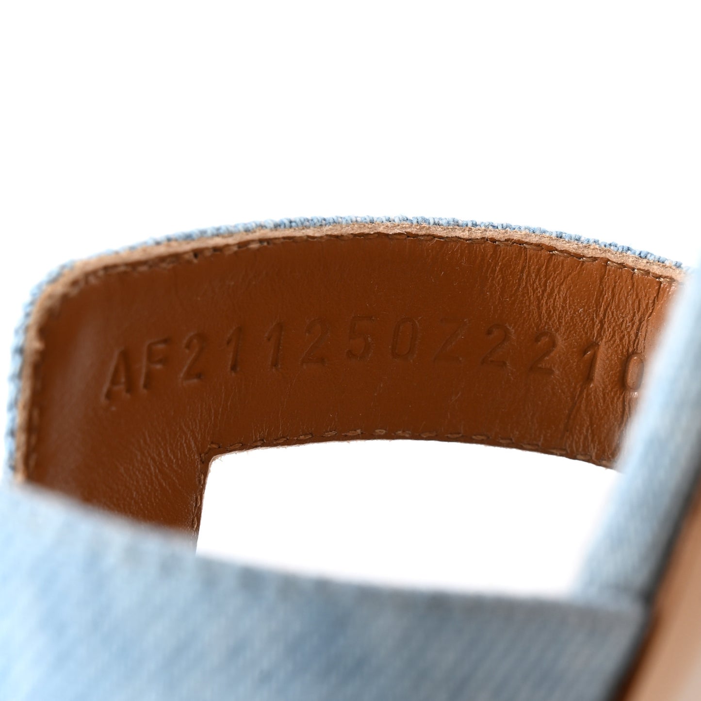 Denim Oasis Sandals 35 Bleu Clair