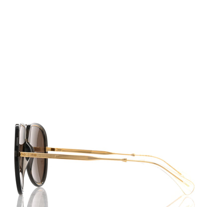 Gucci Aviator Sunglasses GG0904S Gold 3 of 8