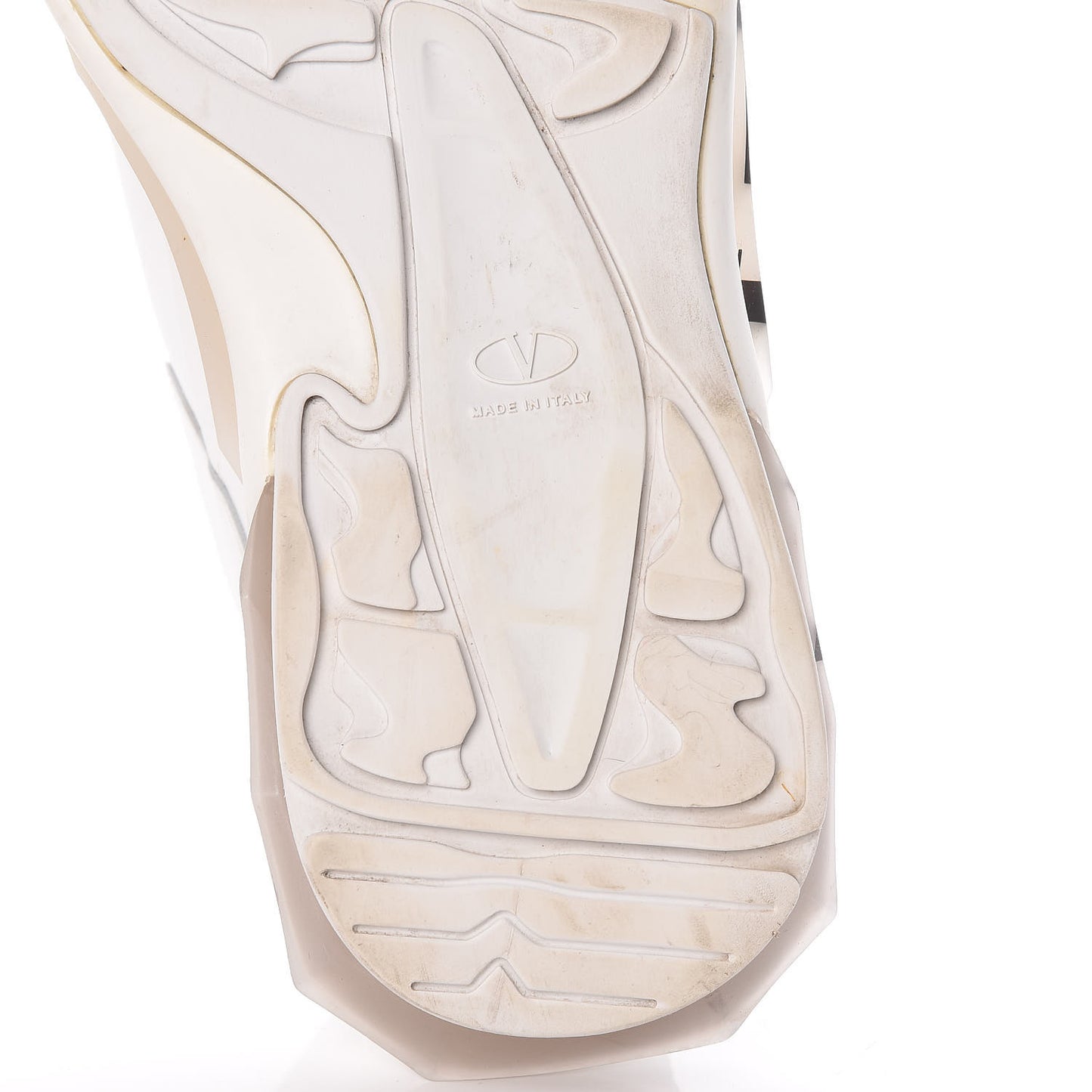 Calfskin VLTN Mens Bounce Sneakers 42 White