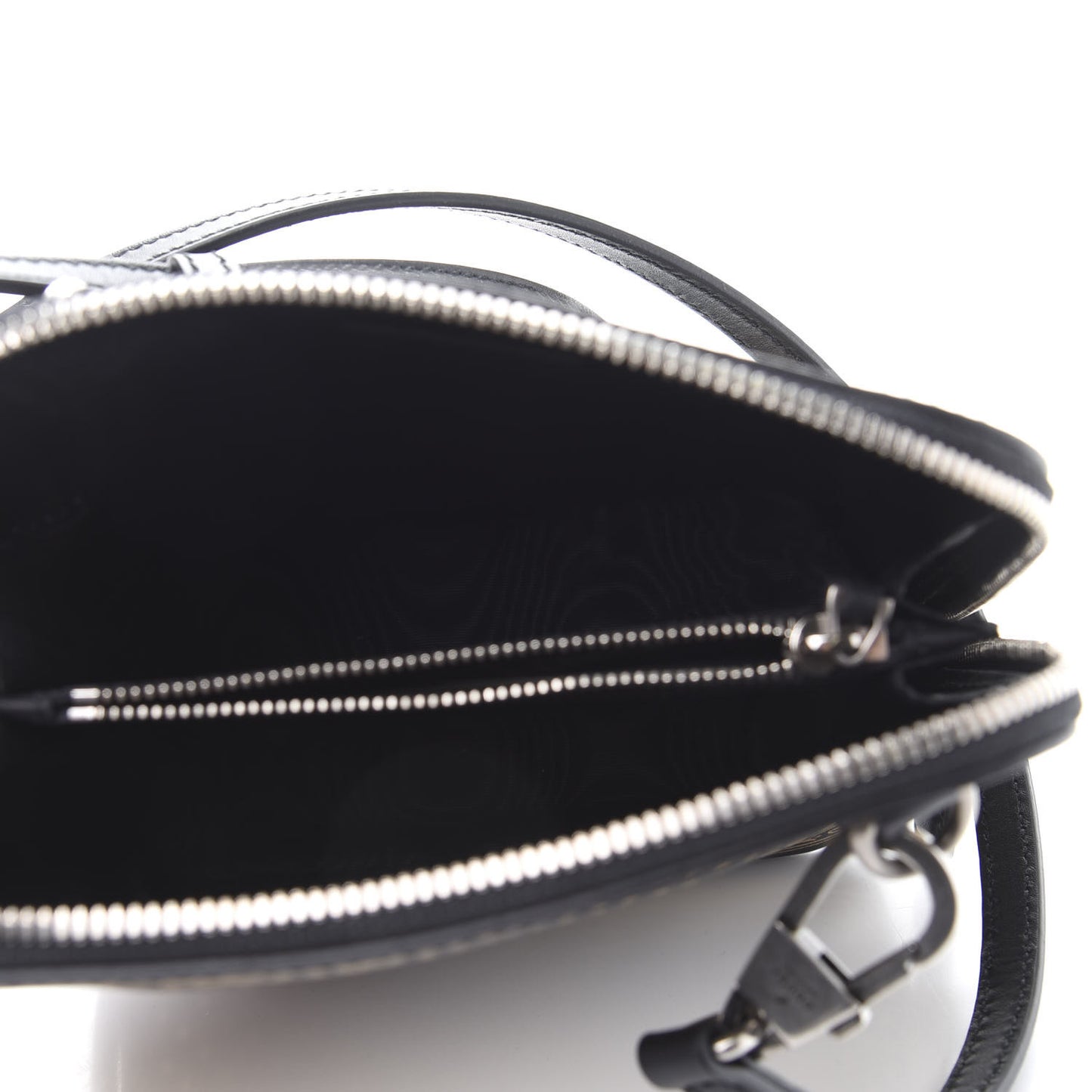 X SEGA Calfskin GUCCY Stars Mini Dome Shoulder Bag Black Gold
