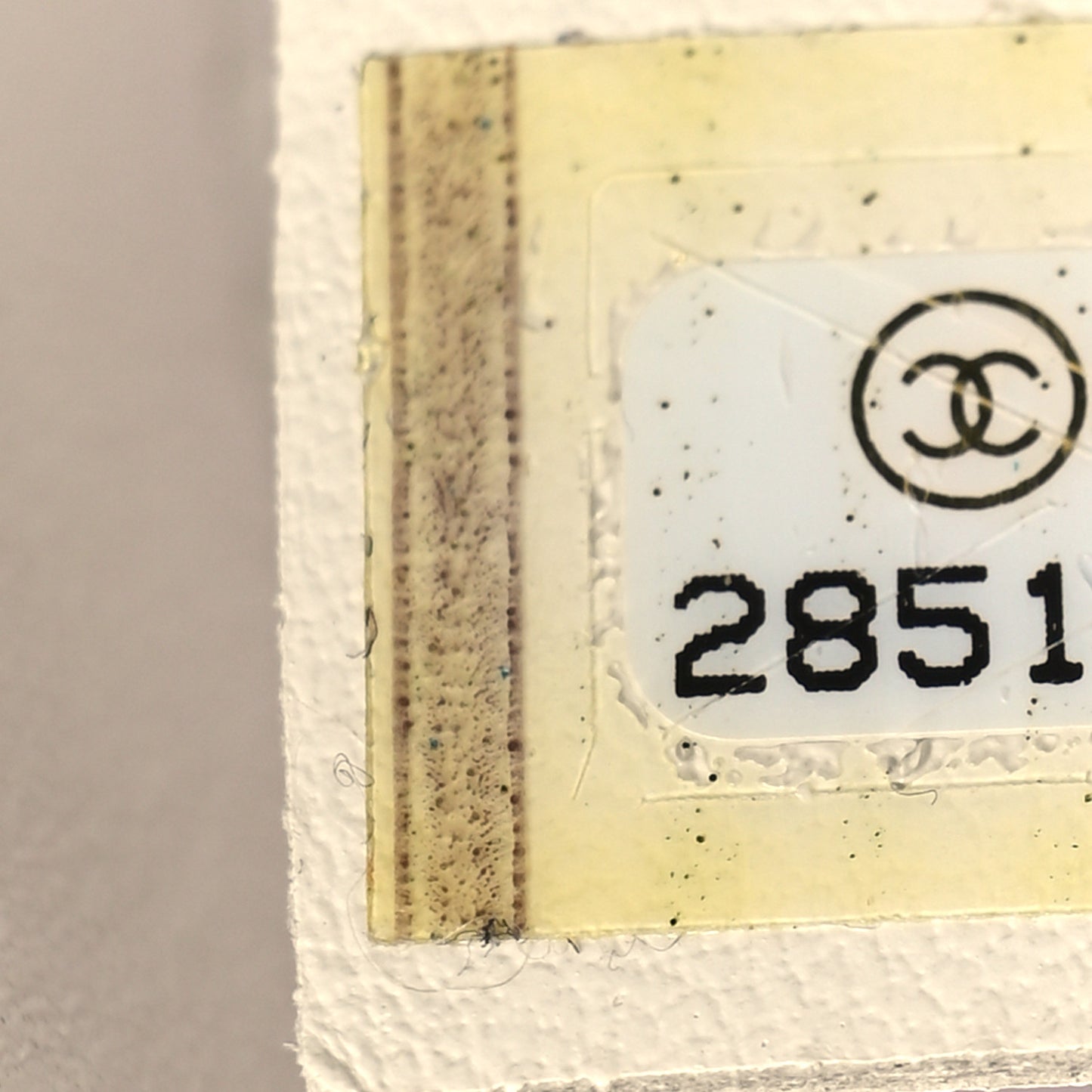 Sequin Mini Rectangular Flap White