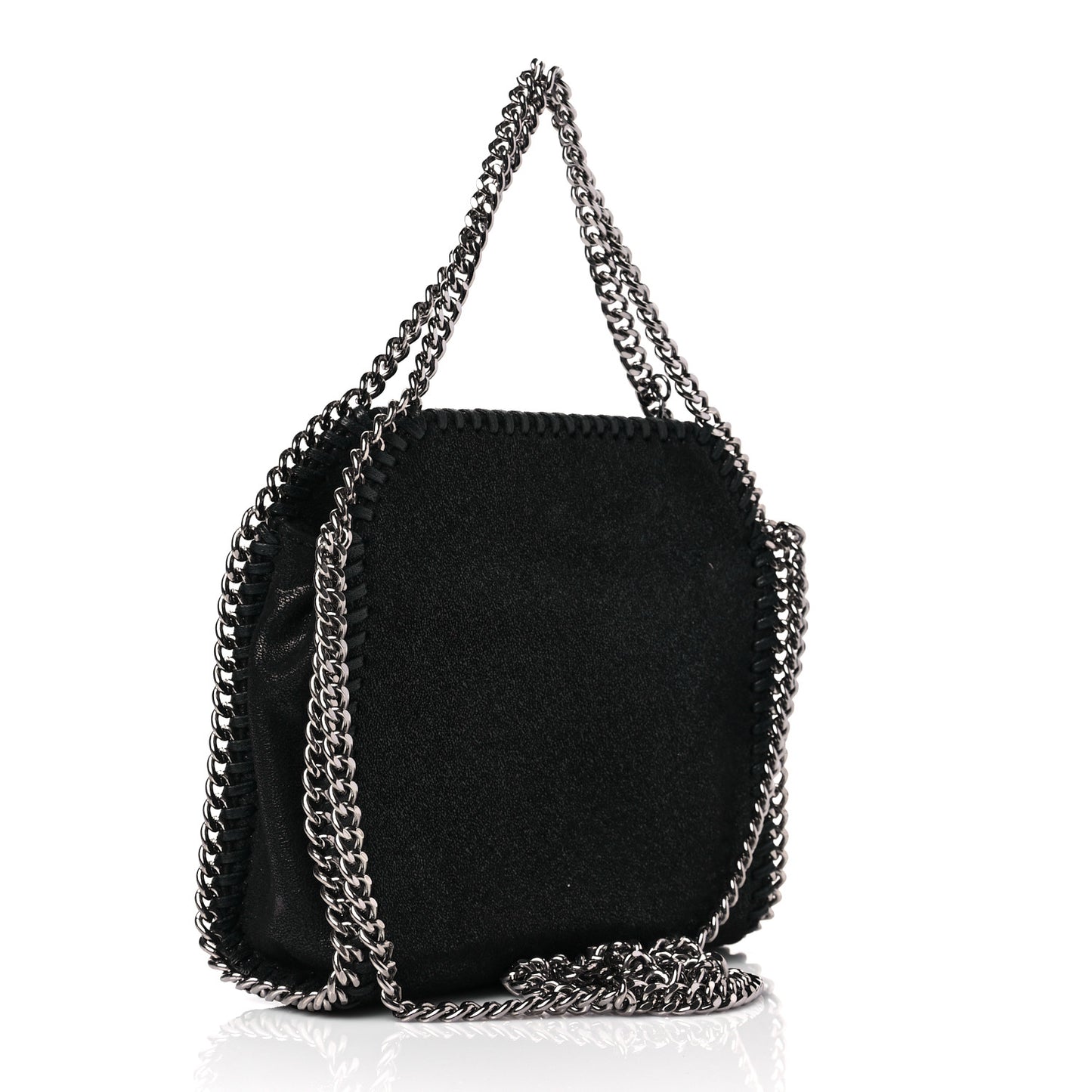 Shaggy Deer Tiny Falabella Tote Black