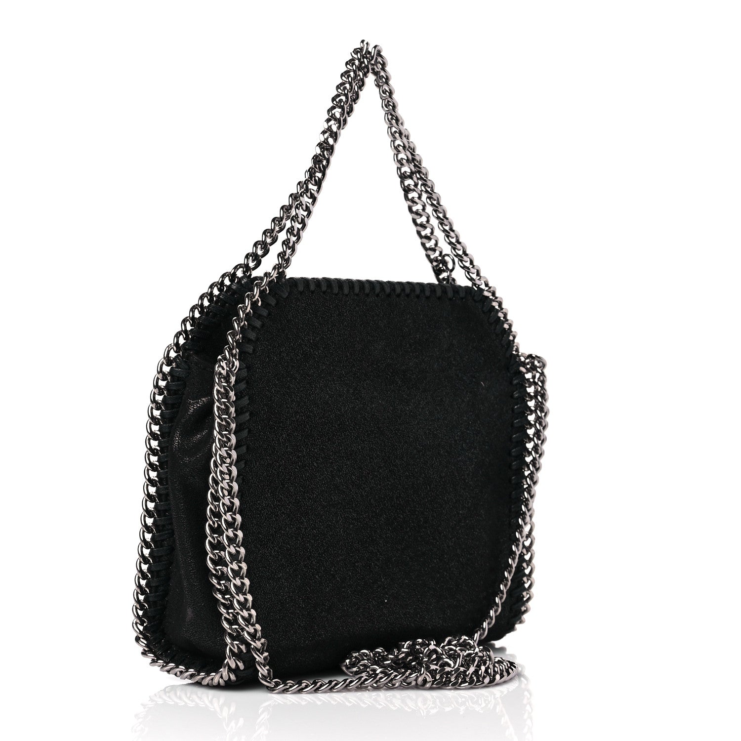 Stella McCartney Shaggy Deer Tiny Falabella Tote Black 3 of 6