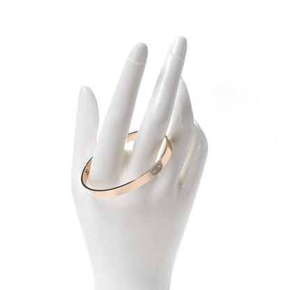 Hermes 18K Rose Gold Diamond PM H D'Ancre Bracelet SH 2 of 6