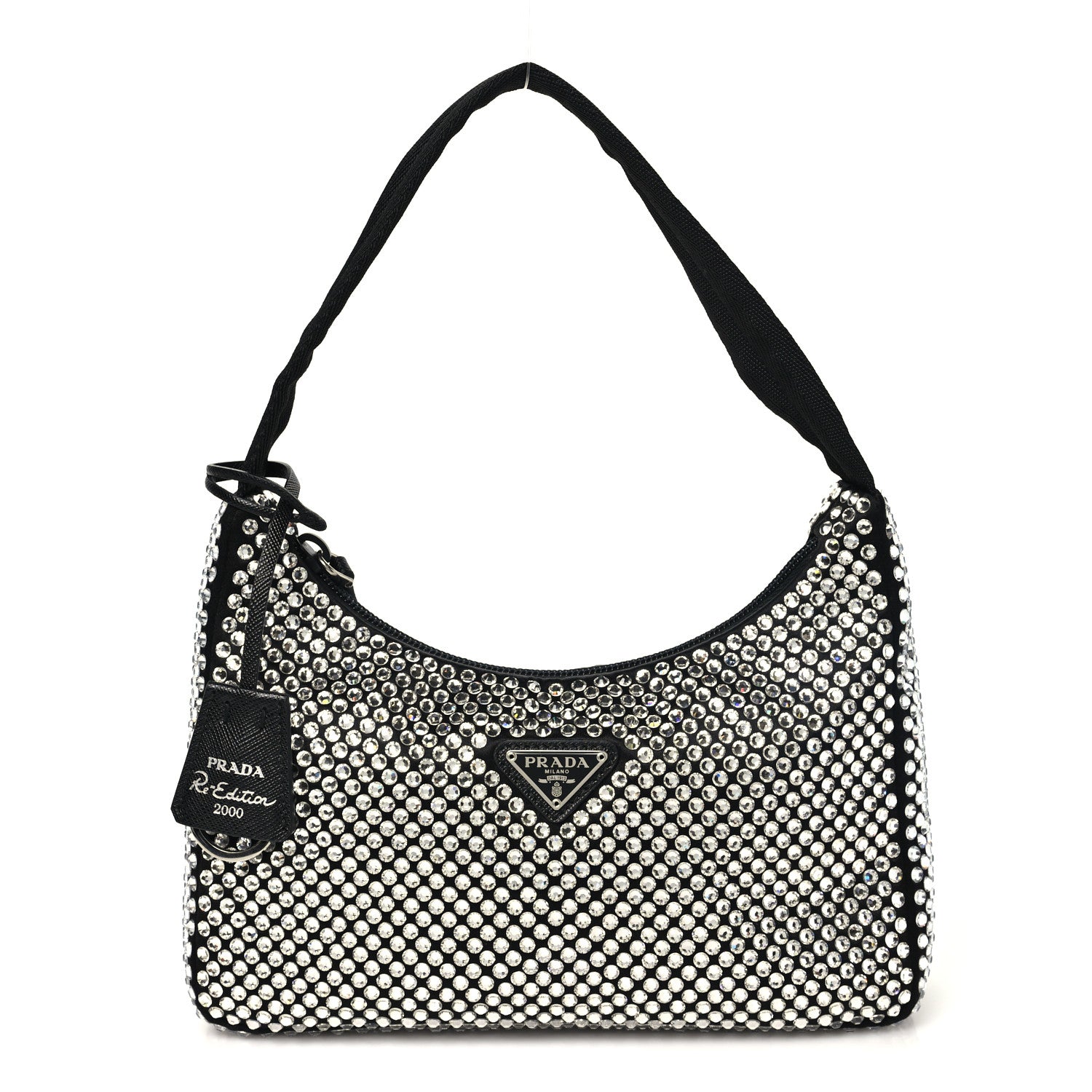 Prada Satin Crystal Mini Re-Edition 2000 Bag Cristal 1 of 10