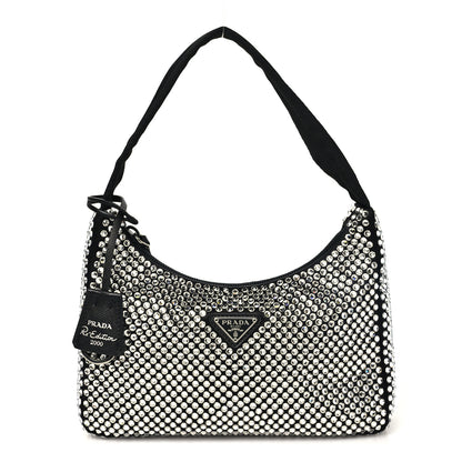 Prada Satin Crystal Mini Re-Edition 2000 Bag Cristal 1 of 10