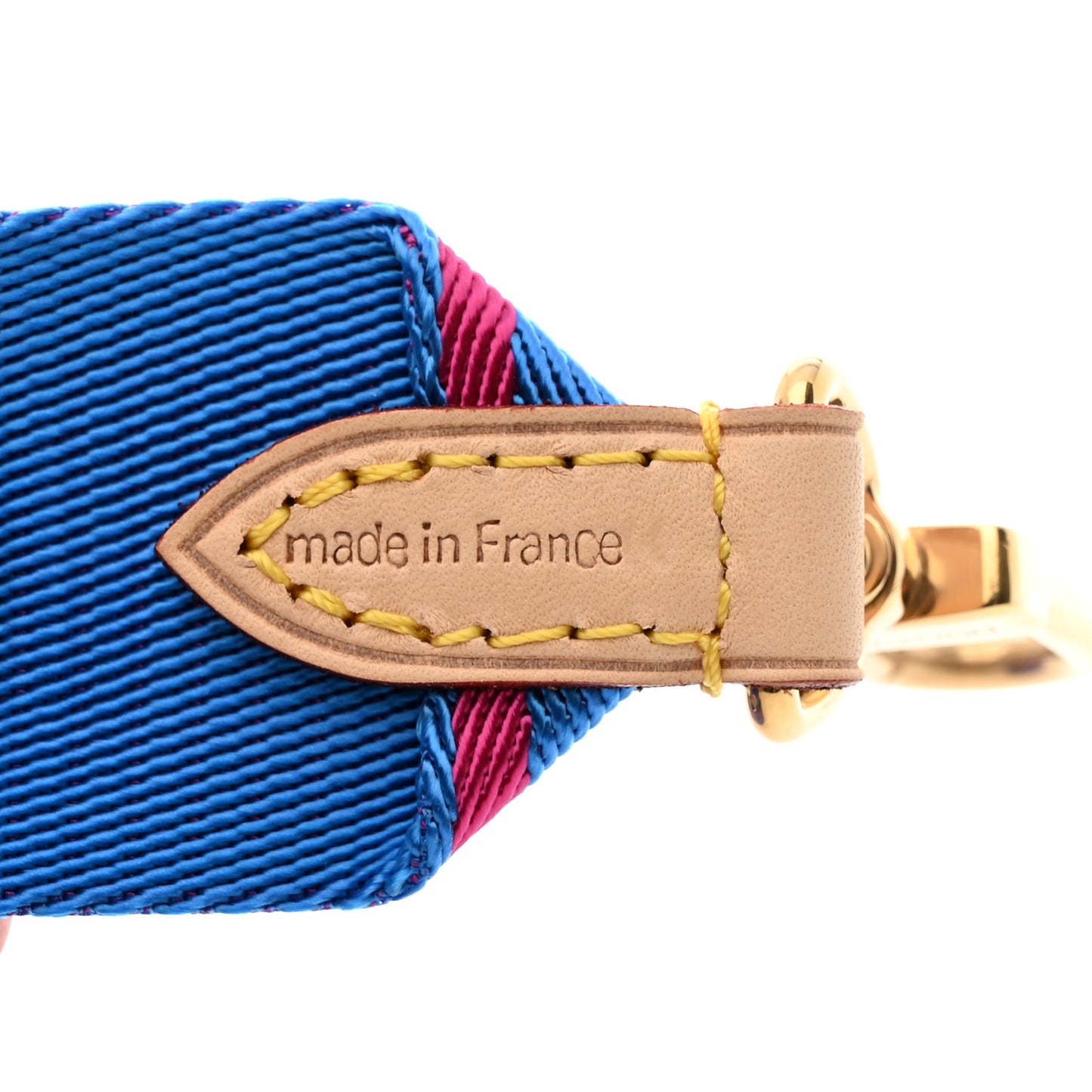 Nylon Bandouliere Shoulder Strap Blue Magenta