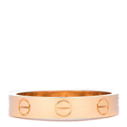 Cartier 18K Yellow Gold 3.5mm LOVE Wedding Band Ring 52 6 3 of 5