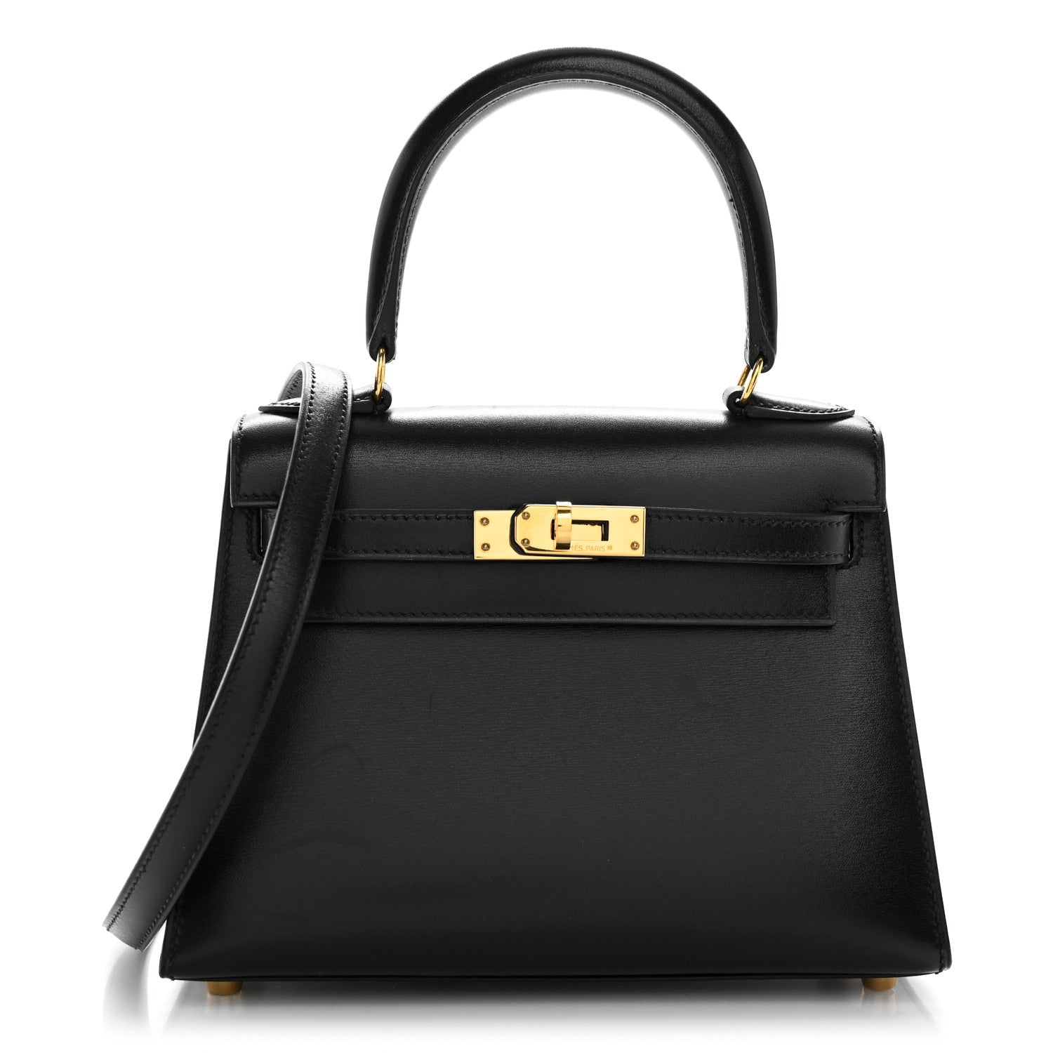 Hermes Box Mini Kelly Sellier 20 Black 1 of 10