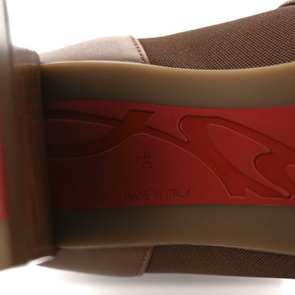 Christian Louboutin Calfskin CL Chelsea Lug 100 Booty 40 Cuoio 7 of 9