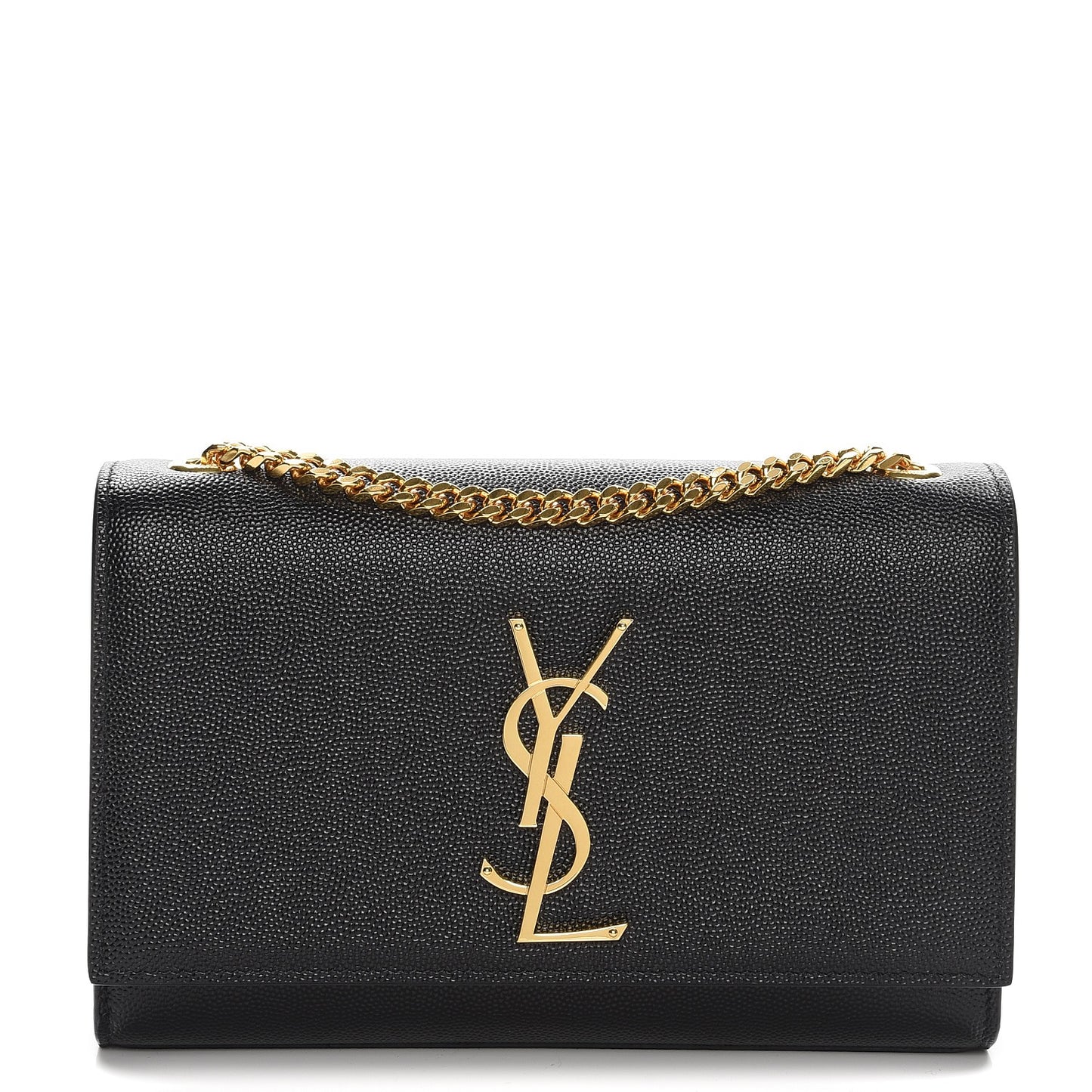 Grain De Poudre Small Monogram Kate Satchel Black