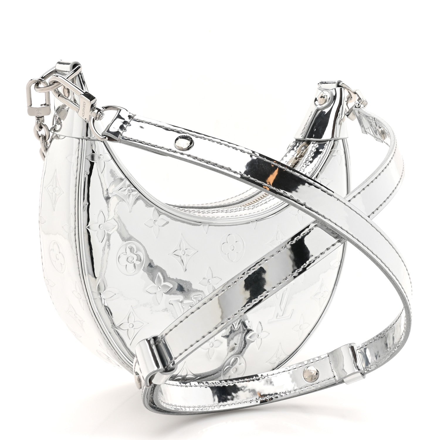 Louis Vuitton Monogram Miroir Loop PM Silver 3 of 10