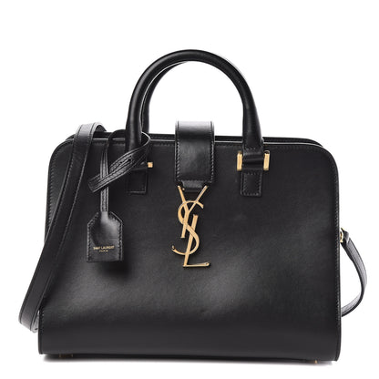 Saint Laurent Calfskin Monogram Baby Cabas Black 1 of 11