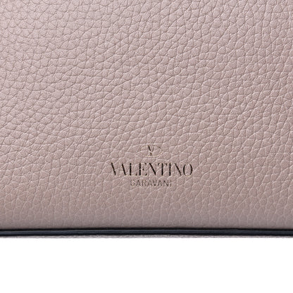 Valentino Garavani Pebbled Calfskin Medium Rockstud Flip Lock Crossbody Bag Poudre 8 of 8