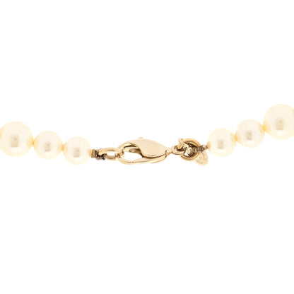 Chanel Graduated Pearl CC Long Necklace Gold 4 of 5