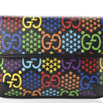 Gucci GG Supreme Monogram Psychedelic Slim Belt Bag Black 9 of 9