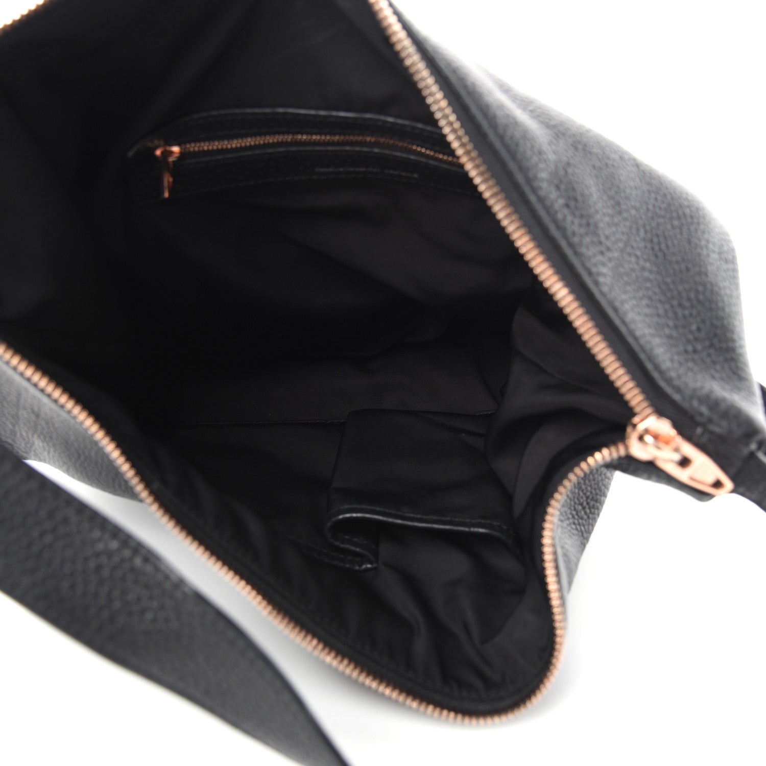 Alexander Wang Pebbled Calfskin Prisma Skeletal Hobo Black Rose Gold Hardware 5 of 9