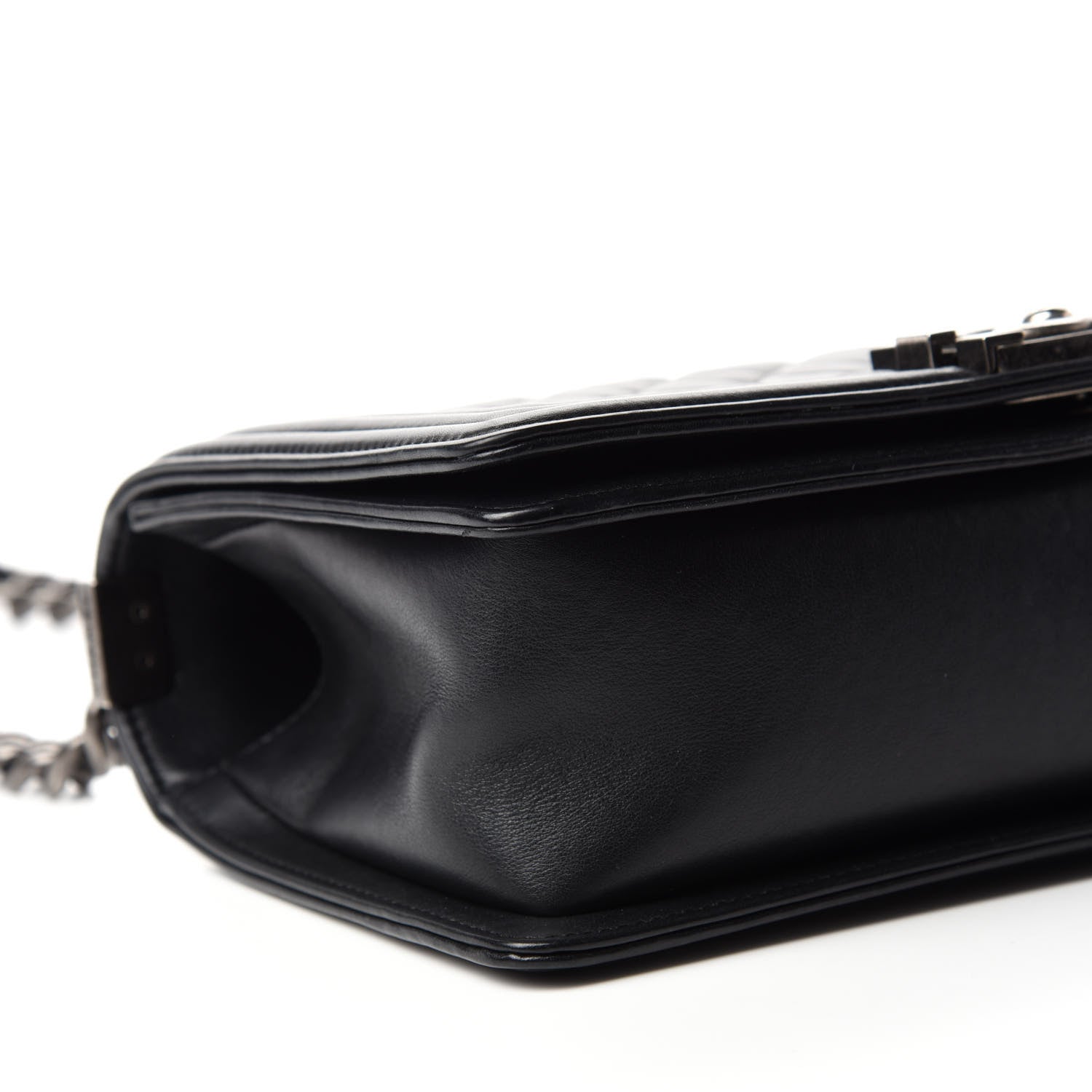 Chanel Lambskin Quilted Medium Boy Flap Black 6 of 11