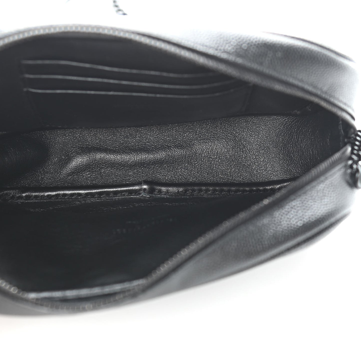 Grain De Poudre Matelasse Monogram Mini Lou Camera Bag Black