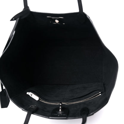 Louis Vuitton Calfskin Lockme Cabas Black 5 of 10