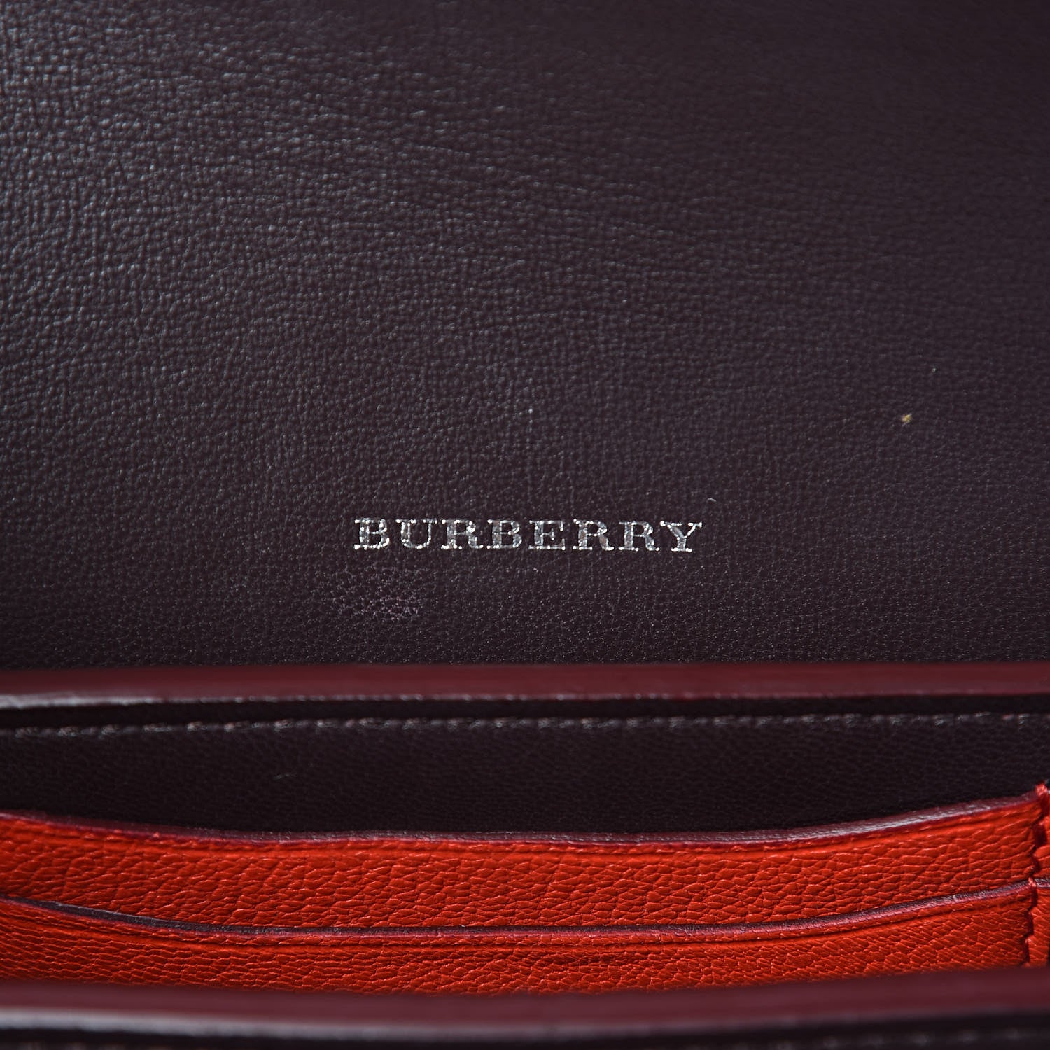 Burberry Goatskin Mini D-Ring Bag Bright Red 8 of 10