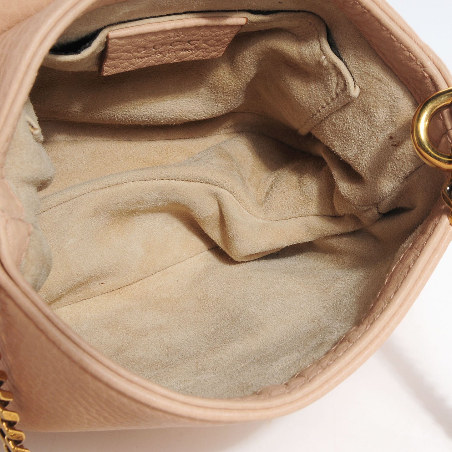 Dollar Calfskin Small 1973 Chain Shoulder Bag Camelia