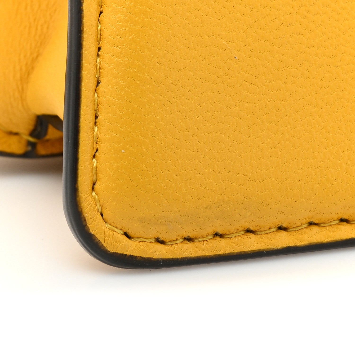 Fendi Shiny Nappa Nano Peekaboo Maxi Handle Satchel Mimosa 12 of 12